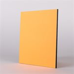 Petit cahier Carbone de 40 pages Couverture orange pages bleues