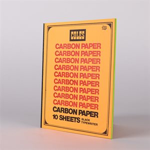 Small 40-page Carbon notebook Orange cover green pages