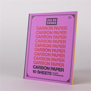 Small 40-page Carbon notebook Purple cover, yellow pages