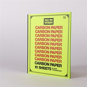 Small 40-page Carbon notebook Couverture verte, pages vertes