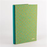 Notebook from the Mireille collection - Yellow and turquoise