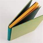 Notebook from the Mireille collection - Yellow and turquoise