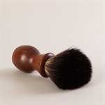 Shaving brushes with synthetic bristles