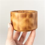 Wood soap bowl