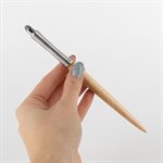 Wood and aluminum touch screen stylus