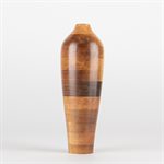 Handmade maple and birch stem vase