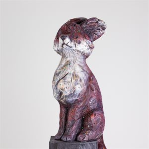 Le renard dans le vent – Pourpre foncé