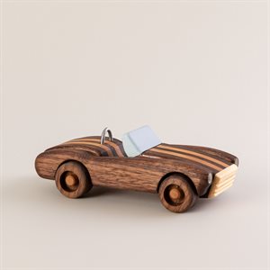 Jouet voiture de course en bois
