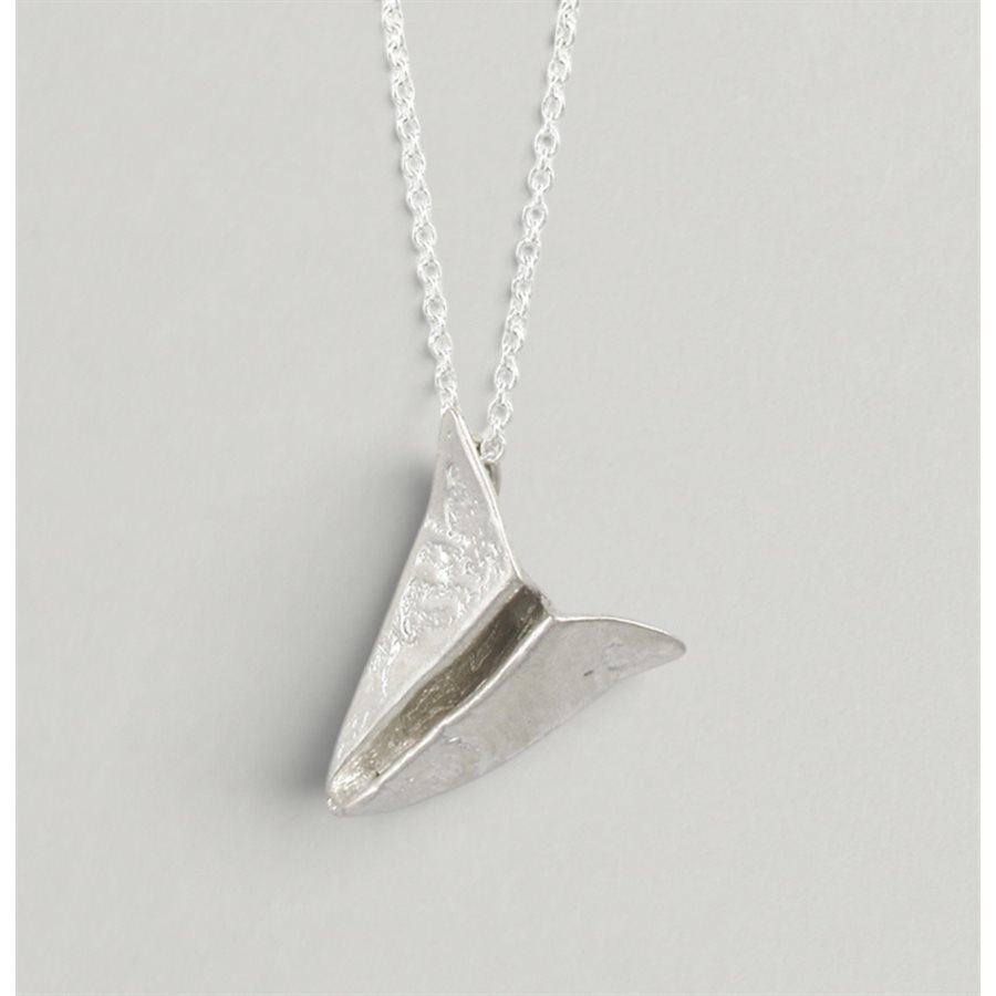 Origami Paper Plane Pendant
