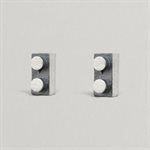 Boucles d’oreilles Bloc Nano rectangle