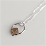 Pyrite and Circle Pendant
