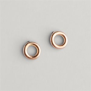 Boucles d’oreilles Symbole Degré en or fusionné