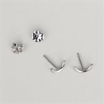 Parenthesis Symbol Stud Earrings
