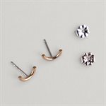 Boucles d’oreilles Symbole Parenthèse en or fusionné