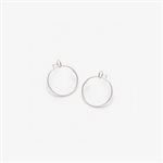 Polished silver SRS2 earring
