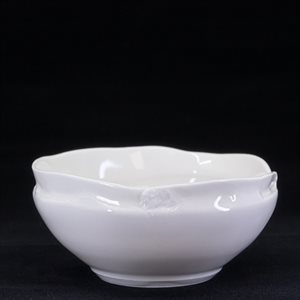 Pinched porcelain bowl