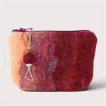 Petite pochette en laine feutrée - Mauve 5