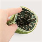 Small Felted Wool Pouch - Green 