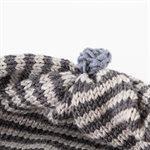 Bonnet pour enfant en laine mérinos, Canneberge, nickel, gris, argent