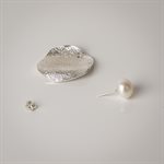Boucle d'oreille Flora 3 en 1 en argent avec perles blanches