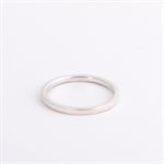 Bangle ring in silver, 2 mm 