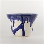 Blue and white ceramic meal bowl
