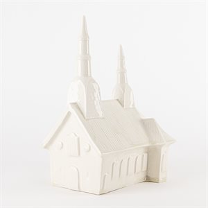 Église de Saint-Jean-Port-Joli miniature en céramique