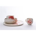 Ceramic tableware set, Aorta collection 