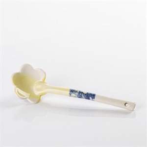 Ceramic tea spoon, flower Rococo model 2