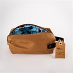Tote case in recycladed materials Caramel 2 