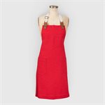 Tablier artisanal en coton et cuir recyclé – 1