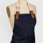 Handmade Cotton and Recycled Leather Apron – 4
